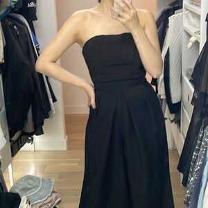 Ankle length black romper